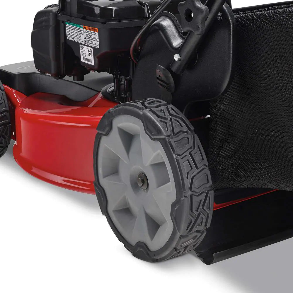 22 in. Recycler Briggs & Stratton High Wheel FWD Gas Walk Behind Self Propelled Lawn Mower with Super Bagger