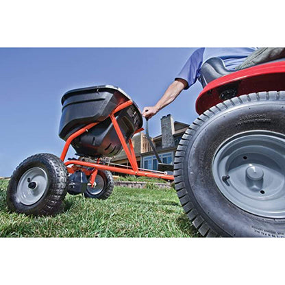 130-Pound Tow Behind Broadcast Spreader