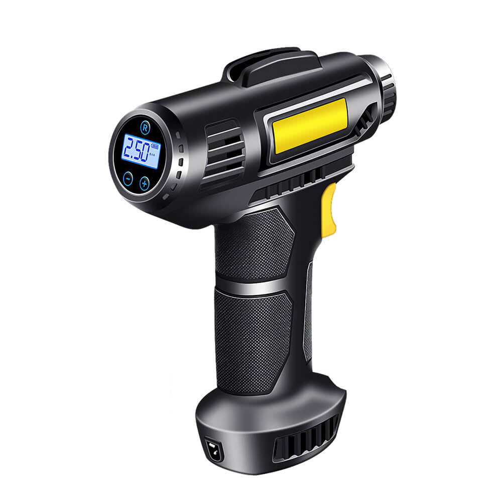 150 PSI Portable Car Tire Inflator with Gauge 120 W 12 V 4000 mAh