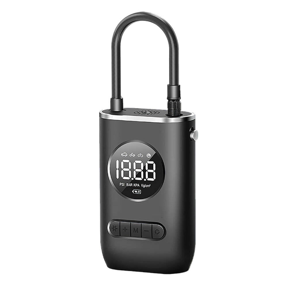 12 V Portable Cordless Tire Inflator Pressure Gauge 4000mAh