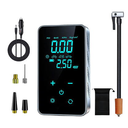 Portable Cordless Tire Inflator Full Touch Screen 4000mAh