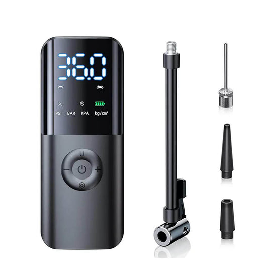 Cordless Portable Tire Inflator Auto Stop LED Light 4000 mAh