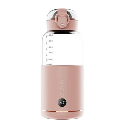 300 ML Cordless Portable Bottle Warmer USB Rechargeable