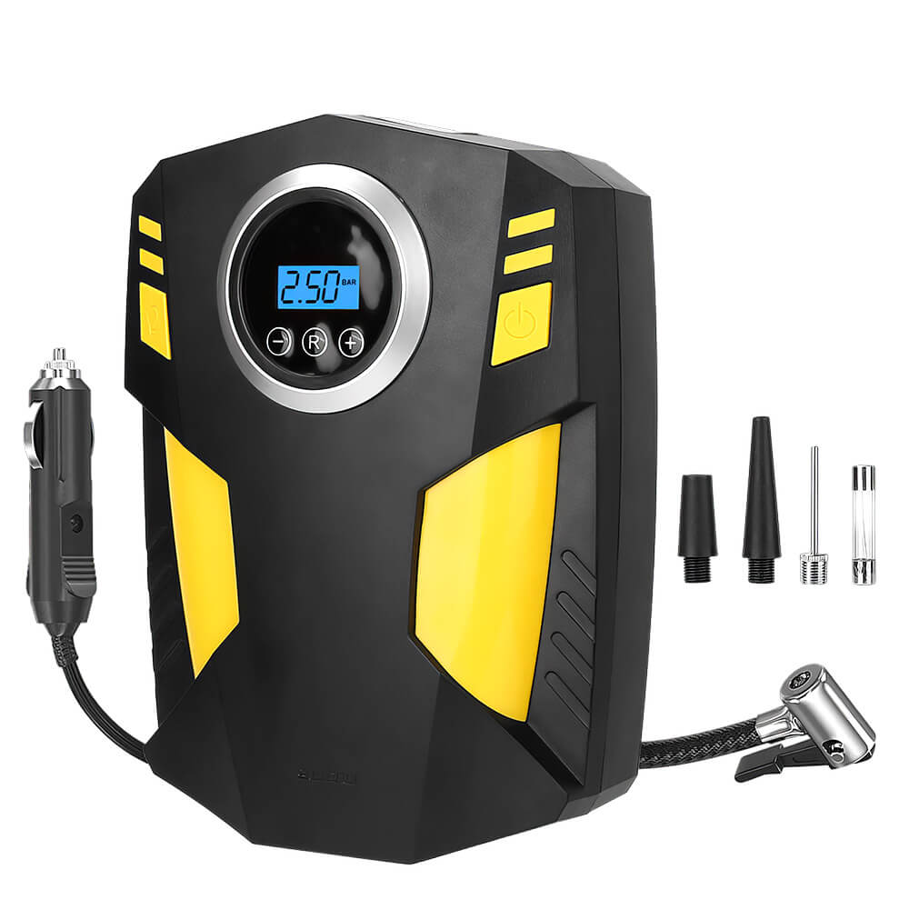 150 PSI Portable Tire Inflator DC 12 V Preset Tire Pressure